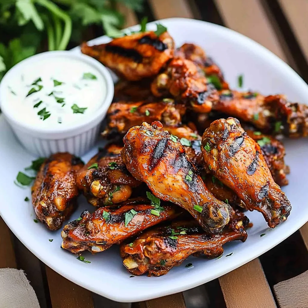 30-Minute Juicy Tender Grilled Chicken Wings