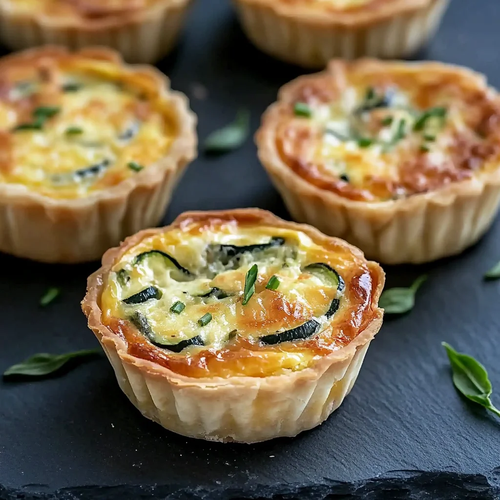 Fresh Mini Zucchini Quiche