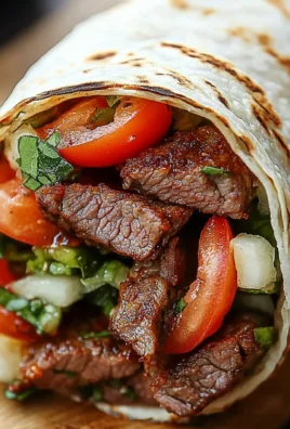 Grilled Beef Kebab Wraps
