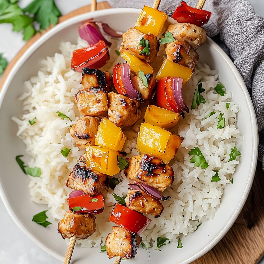 Hawaiian Chicken Kabobs