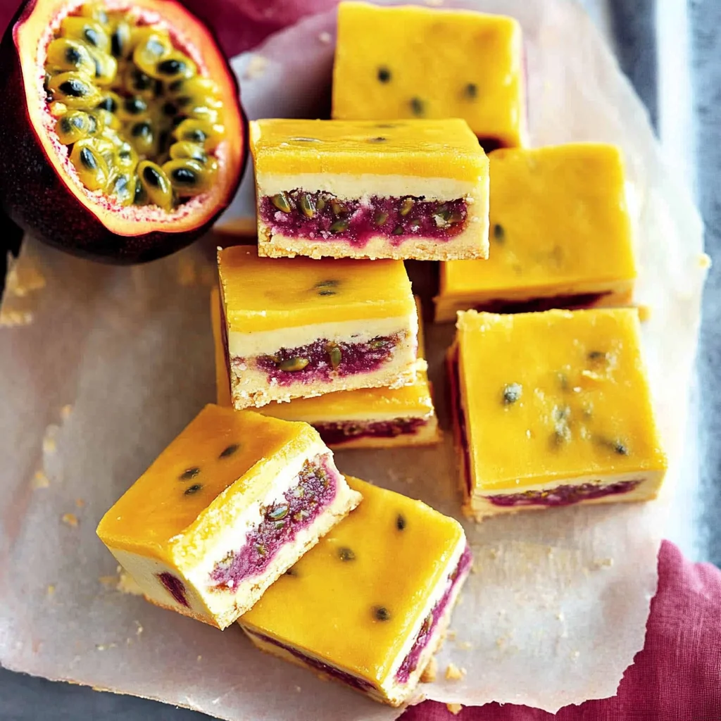 Mango and Passionfruit Bars