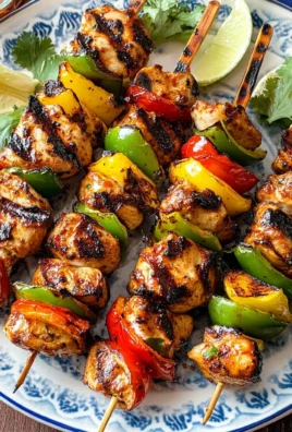 Mexican Barbecue Chicken Skewers