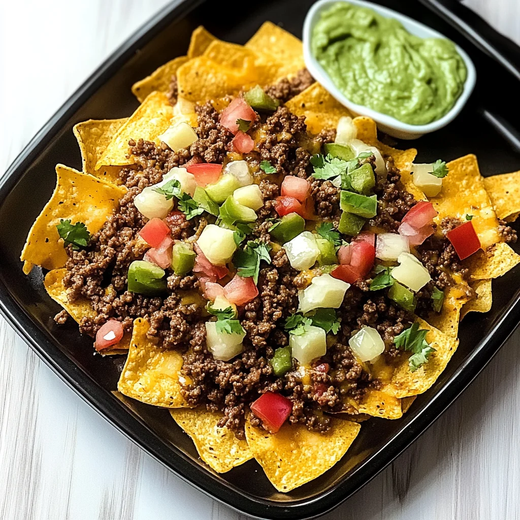 Quick Ground Beef Nachos
