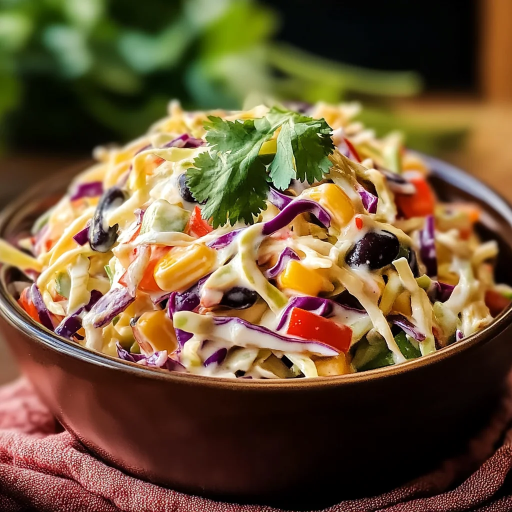Zesty Mexican Coleslaw in Minutes