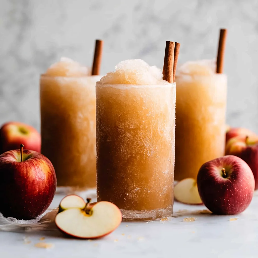 Apple Cider Slushies