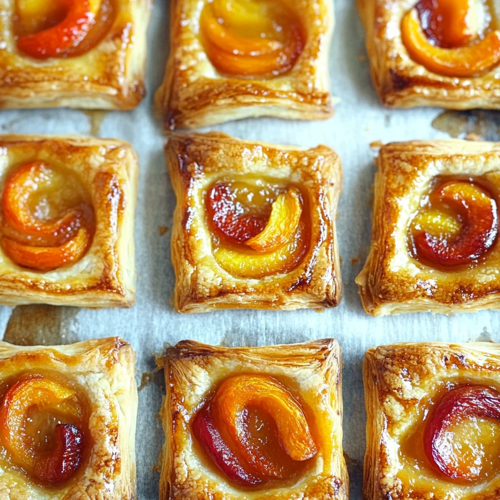 Apricot Puff Pastry Tarts