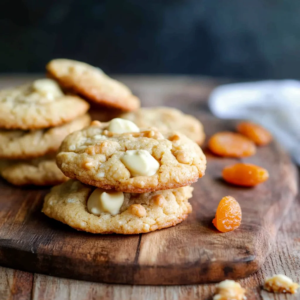 Apricot White Chocolate Cookies