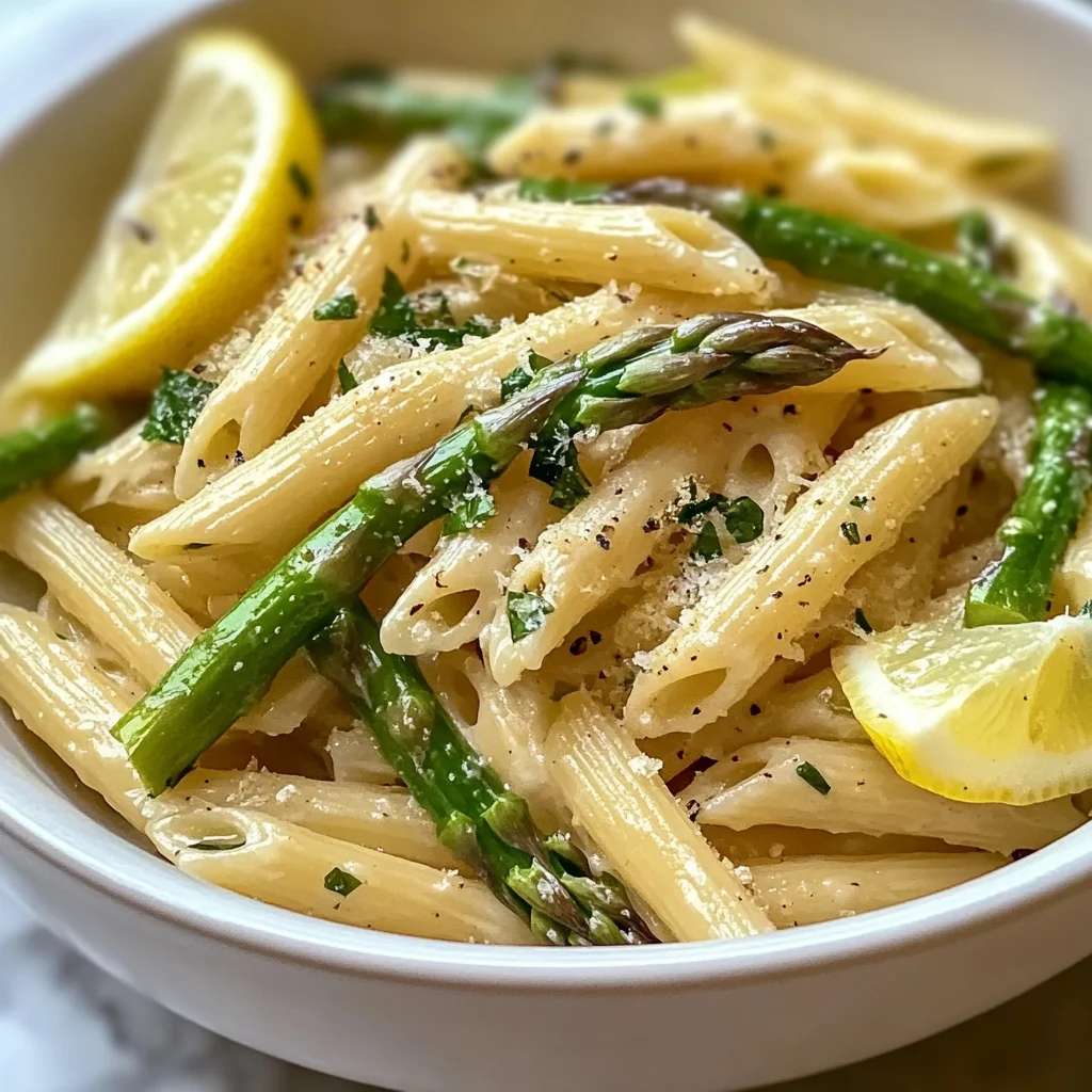 Asparagus Lemon Pasta