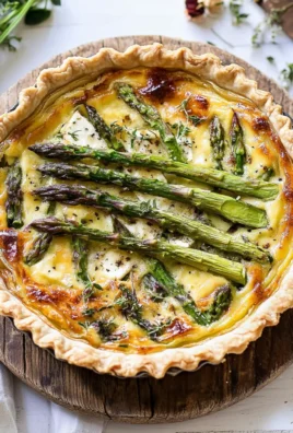 Asparagus and Brie Quiche
