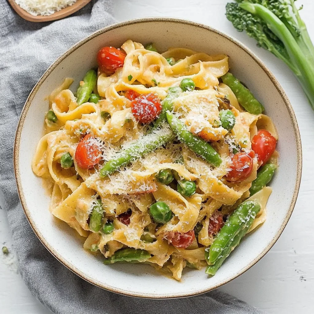 Creamy Pasta Primavera
