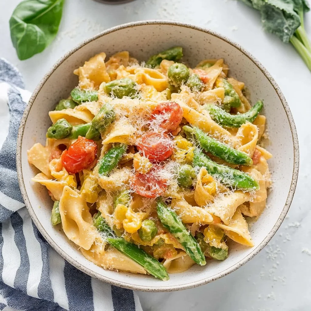Creamy Pasta Primavera