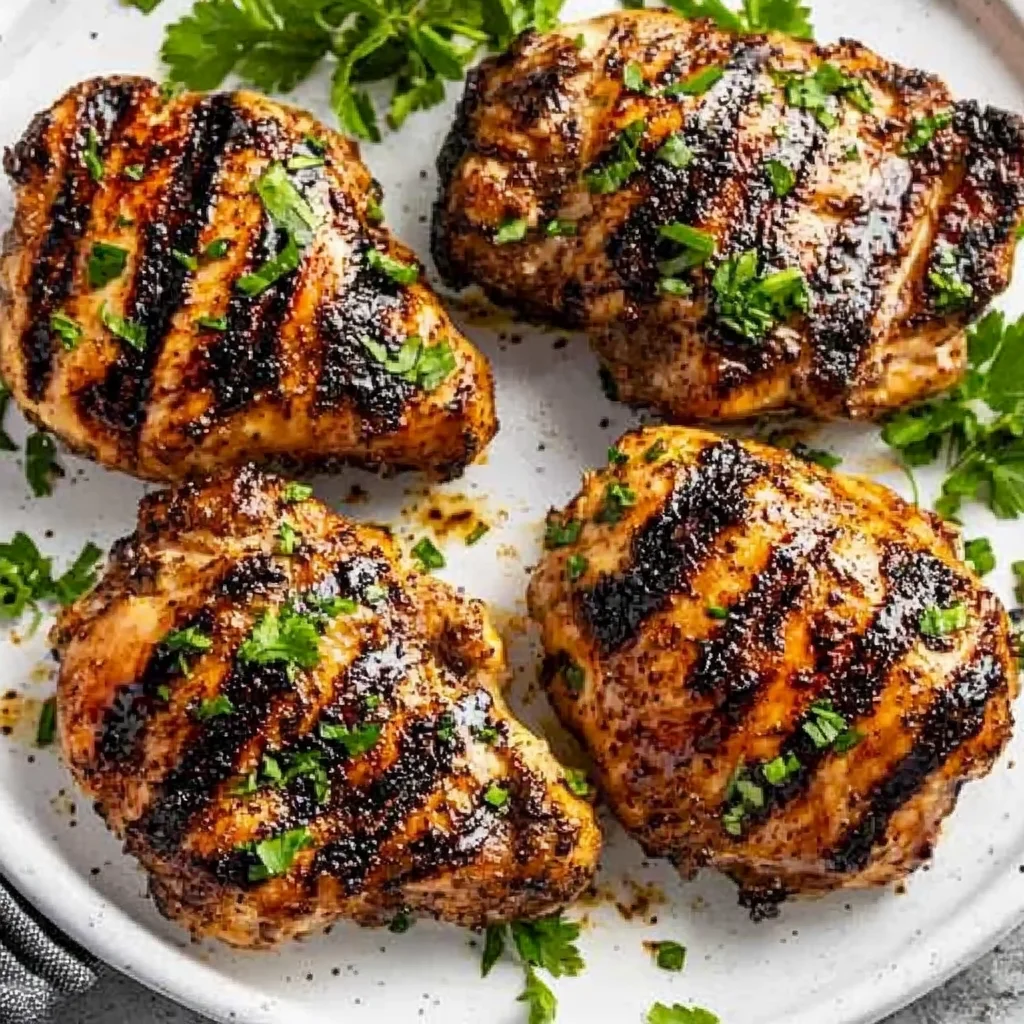 Grilled Chicken Thighs