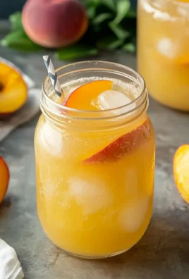 Homemade Peach Lemonade