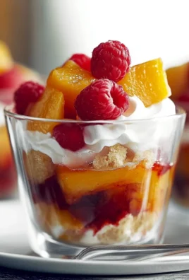 Peach & Raspberry Trifles