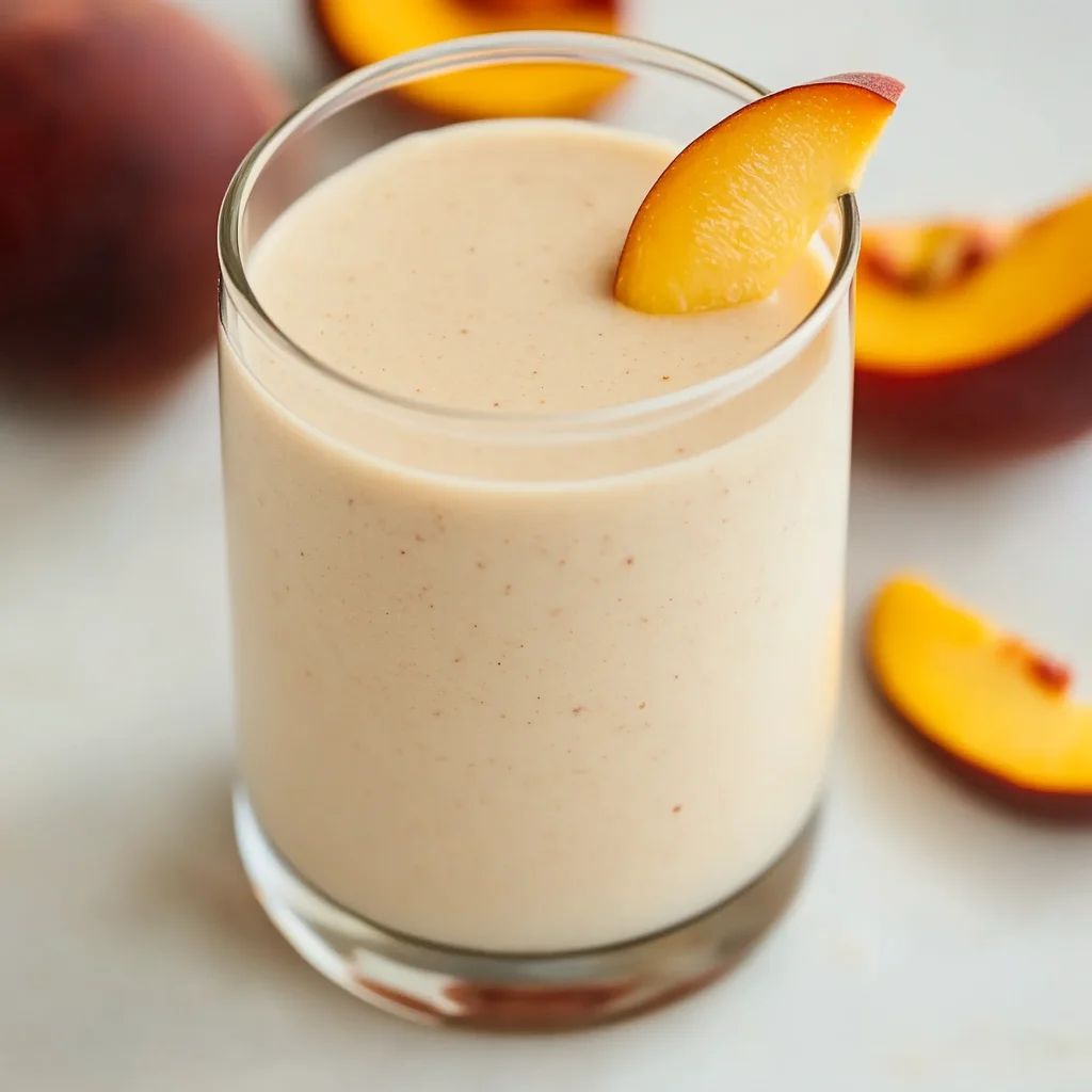 Tasty Peach Smoothie