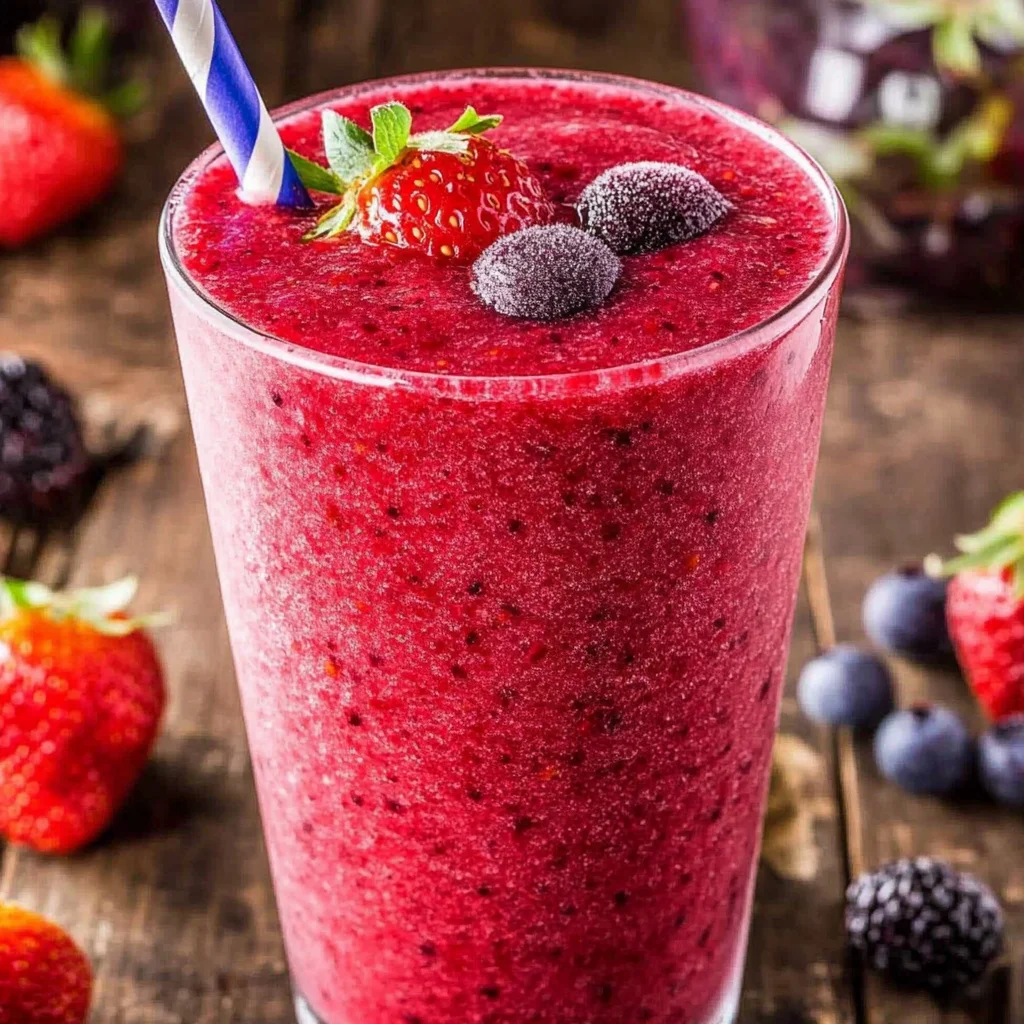 Triple Berry Slushy