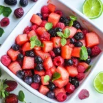 Watermelon Berry Fruit Salad