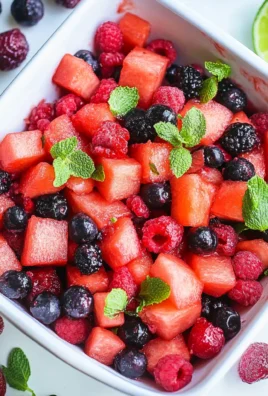 Watermelon Berry Fruit Salad
