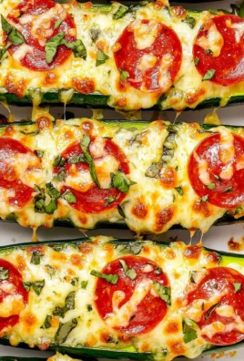 Zucchini Pizza Boats
