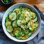 10-Minute Ginger Miso Cucumber Salad