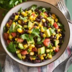 Black Bean Salad with Corn & Avocado