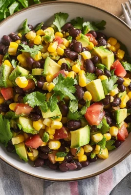 Black Bean Salad with Corn & Avocado