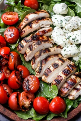 Caprese Grilled Chicken Salad