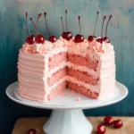 Cherry Layer Cake with Cherry Cream Cheese Frosting