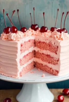 Cherry Layer Cake with Cherry Cream Cheese Frosting