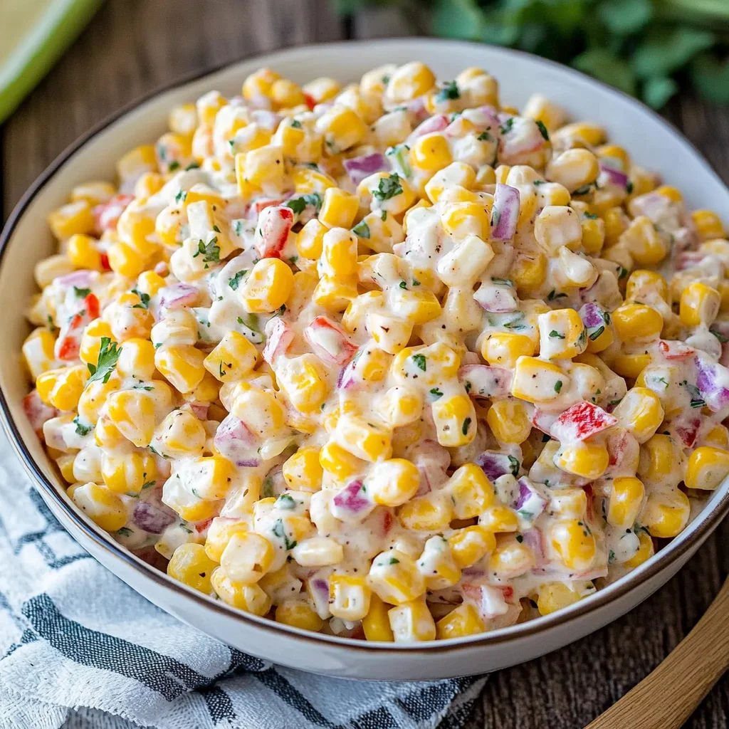 Creamy Corn Salad Recipe