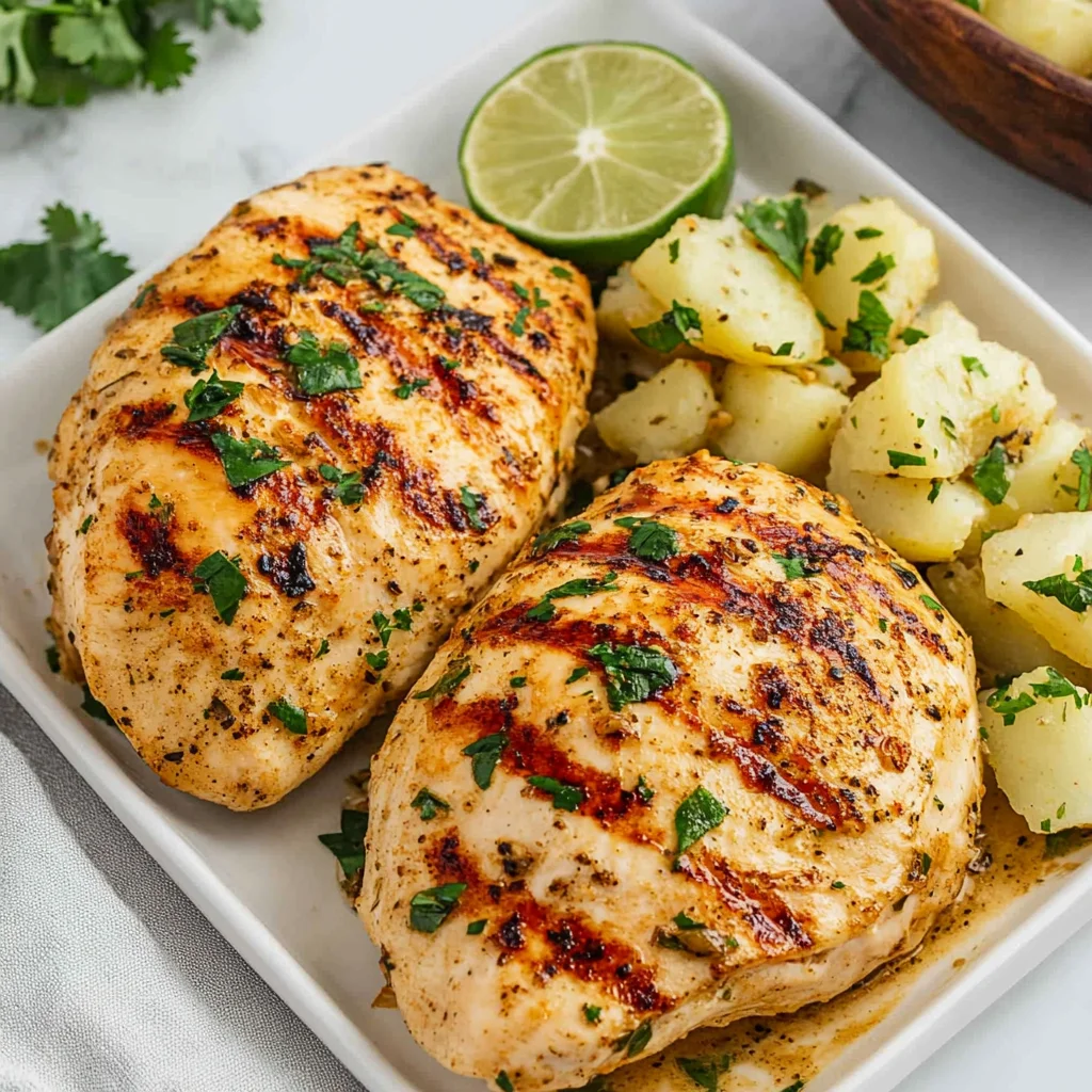 Creamy Tuscan Garlic Chicken & Potatoes