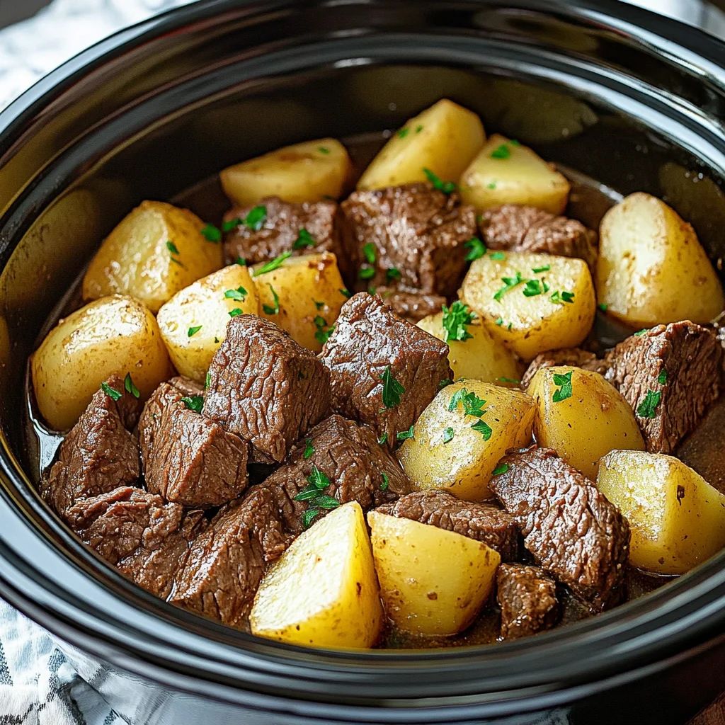 Crockpot Steak and Potatoes