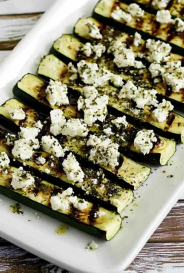 Easy Grilled Greek Zucchini