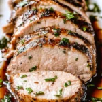 Garlic Balsamic Crusted beef Tenderloin