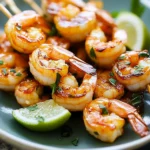 Honey Sriracha Shrimp Kebab Recipe