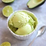 Key Lime Avocado Vegan Ice Cream