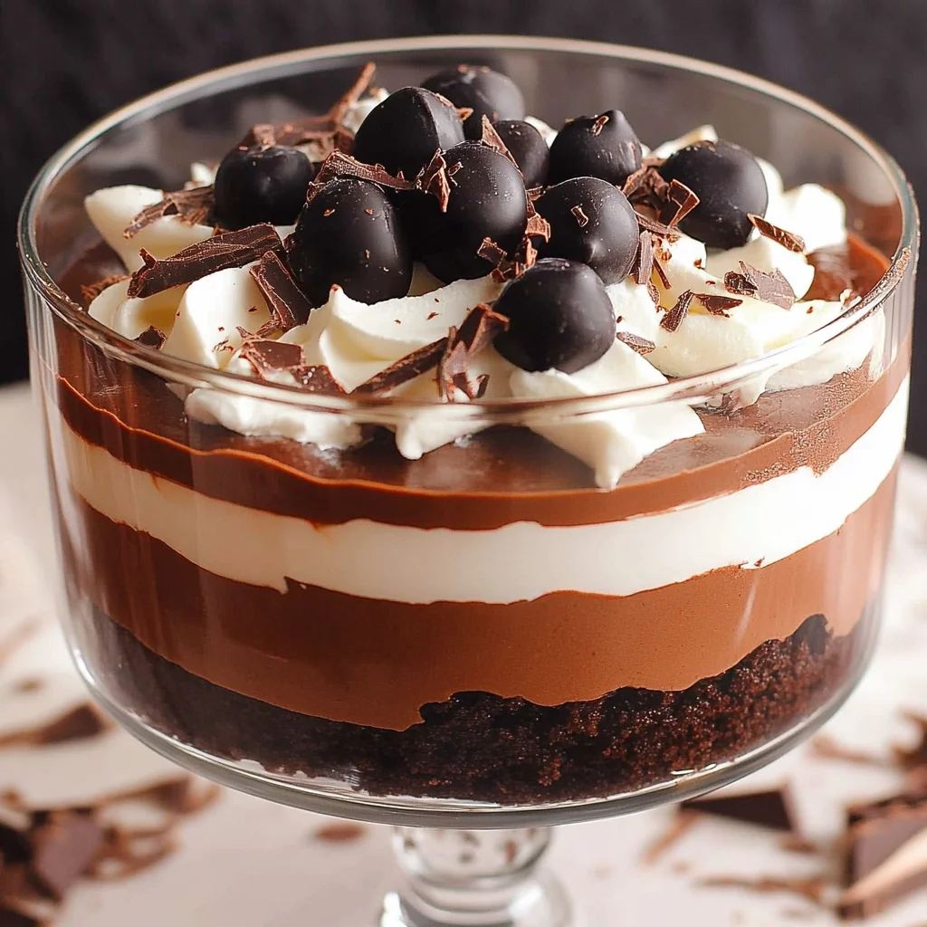 No Bake Chocolate Lasagna Trifle Recipe