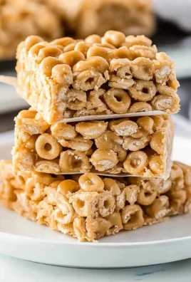 No Bake Peanut Butter Cheerio Bars