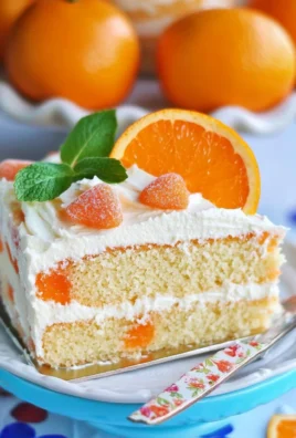 Orange Creamsicle Cake