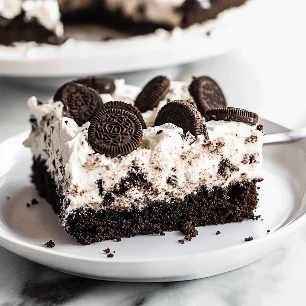 Oreo Poke Cake