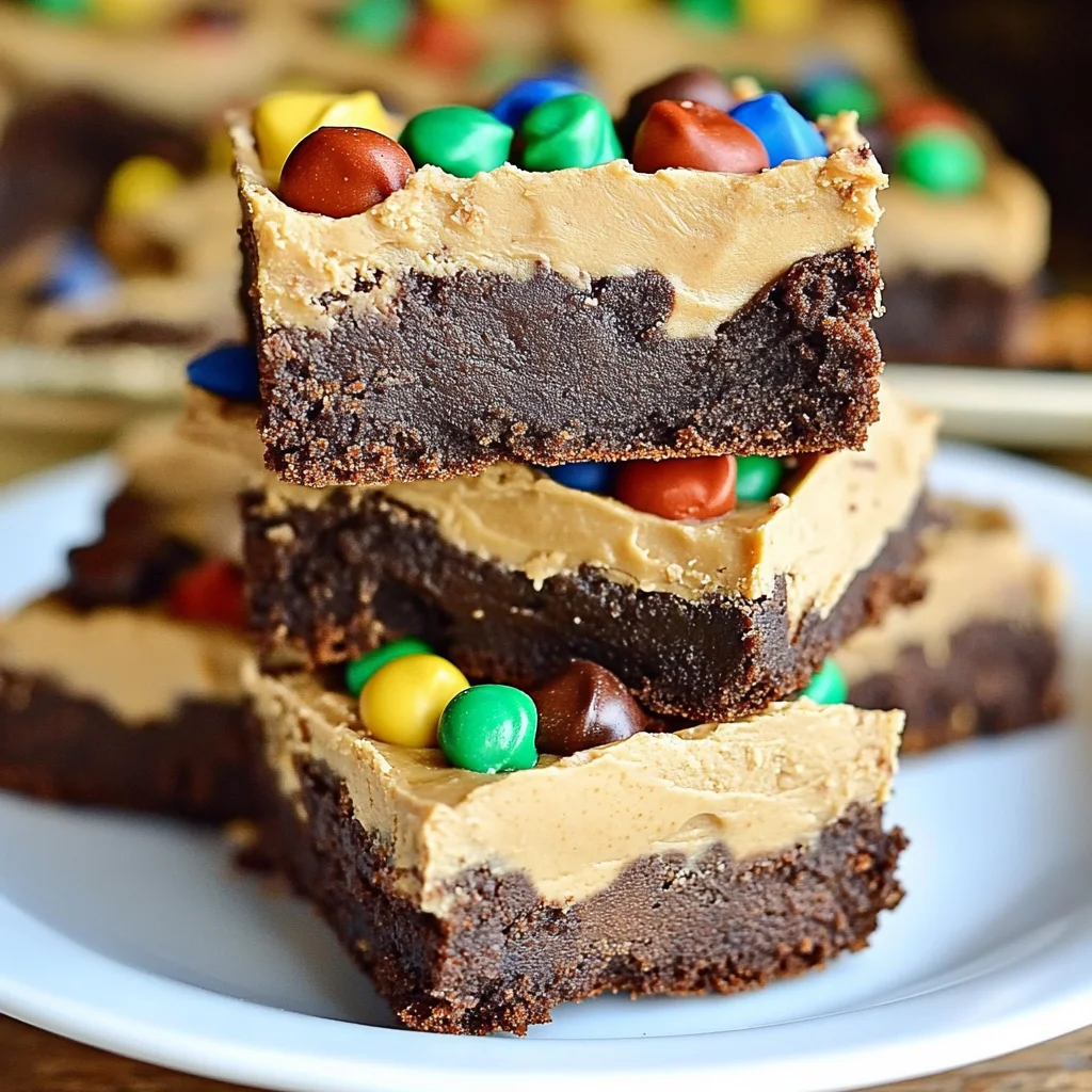 Peanut Butter Whip Brownies