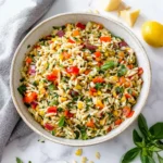 Rainbow Orzo Salad