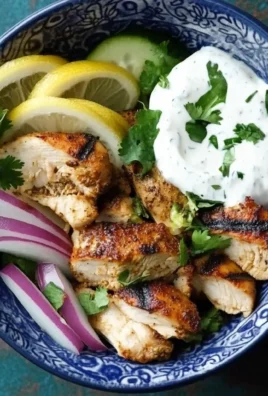 Shawarma-Spiced Grilled Chicken with Garlic Yogurt Sauce