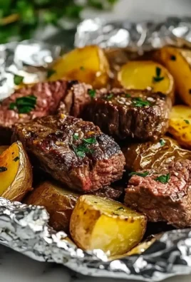 Steak and Potato Foil Packets