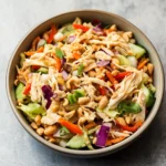 Thai Chicken Salad with Peanut Dressing