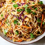 Asian Noodle Salad in Peanut Dressing