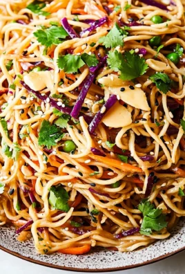 Asian Noodle Salad in Peanut Dressing