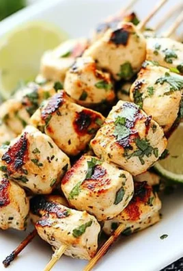 Cilantro Lime Chicken Kebab