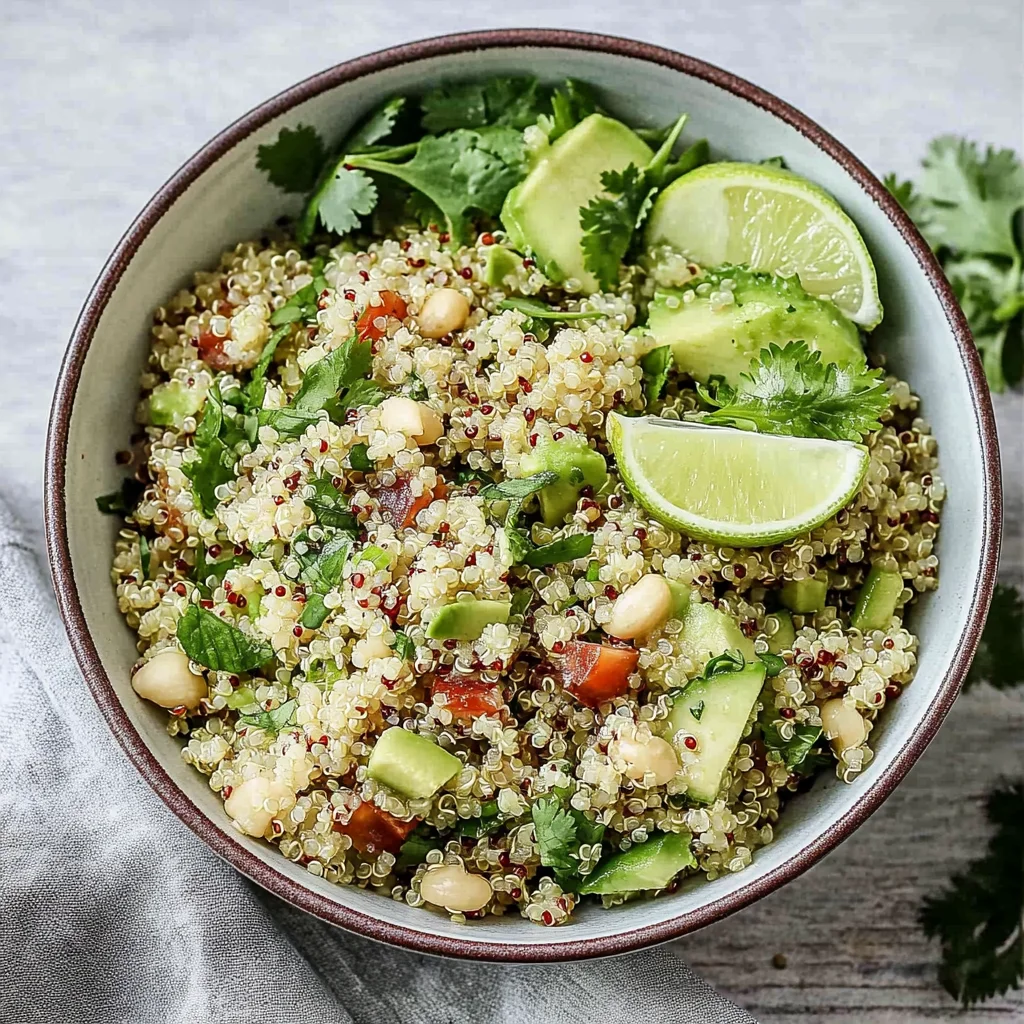 Cilantro Lime Quinoa Salad