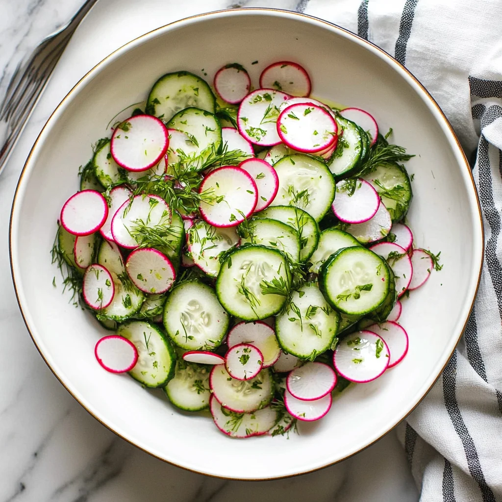 Cucumber Radish Salad